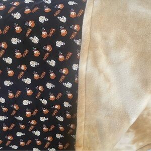 Handmade Back to the Future Quilt 57”x39” Fleece Backing Snuggle Movie Night